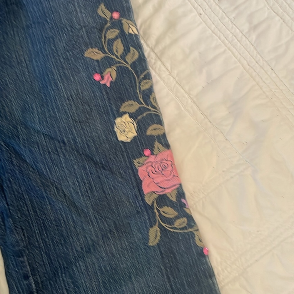 Y2K Disney Store Tinkerbell boot cut jeans - Picture 3 of 6
